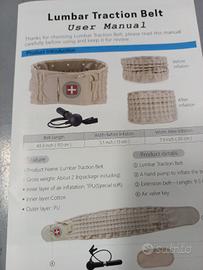 fascia lombare gonfiabile