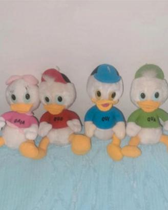 Disney qui Quo Qua gaia peluche plush vintage