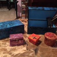 Portapenne e scatole decoupage