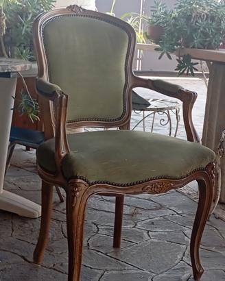 poltrona in legno
