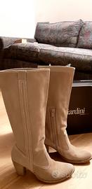 Stivali texani donna Nero Giardini camoscio n. 39