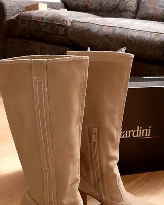 Stivali texani donna Nero Giardini camoscio n. 39