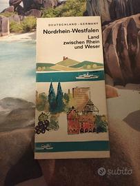 Mappa cartina Deutschland germany Nordrhein-westf