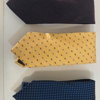 3 cravatte firmate PIGNATELLI BASILE ZEGNA