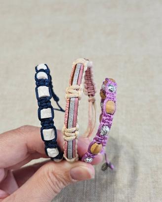 Set 3 bracciali handmade