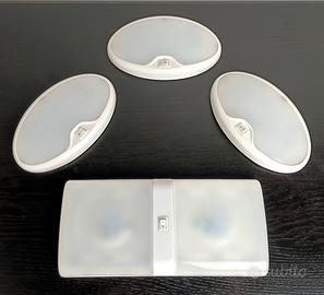 Set 4 Luci LED per Camper 12V (Anti-Affaticamento)