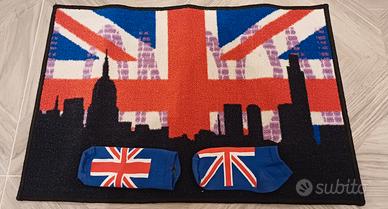 set londinese tappeto e calzini