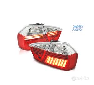 FANALI BMW E90 05-08 LED ROSSO CROMATO 4 PORTE