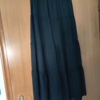 Gonna lunga a balze(tiered maxi skirt) taglia M