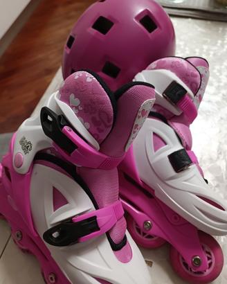 pattini con caschetto