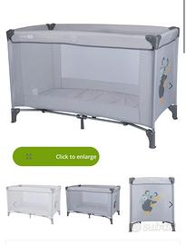 Lettino da viaggio Free On travel crib Love NUOVO