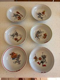 Piatti fondi Tom e Jerry da collezione