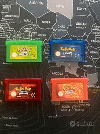 Giochi Pokemon Verde Rosso Rubino Zaffiro