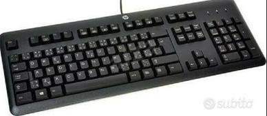 HP Keyboard Tastiera nera USB Business Keyboard It