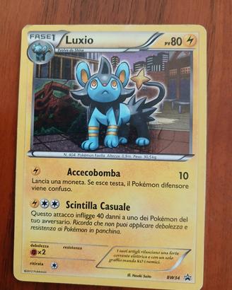 Carte Pokemon Luxio holo e Luxio reverse 