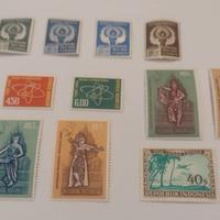 francobolli Indonesia - Malesia 