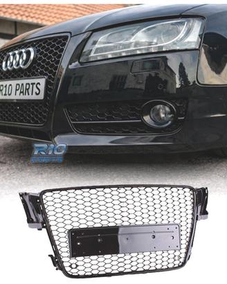 GRIGLIA AUDI A5 07-12 LOOK RS NERO LUCIDO PDC