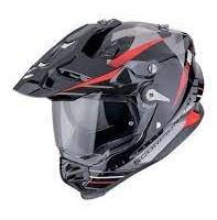 CASCO ADV ADF9000 SCORPION NERO GRIGIO ROSSO