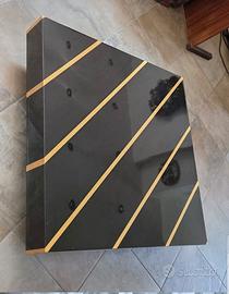 Tavolino Diagonal vintage designer Sergio Bilangio