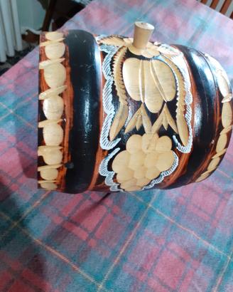 Botte decorativa in legno 