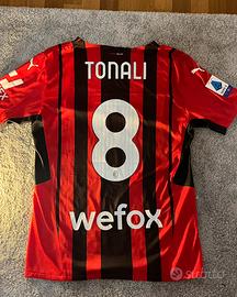Maglia AC Milan Sandro Tonali PREPARATA (2022)