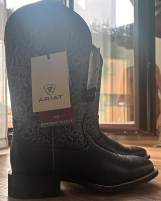 NUOVISSIMI MAI USATI STIVALI ARIAT BKACK 37