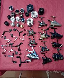 Pesca, Ricambi per mulinelli