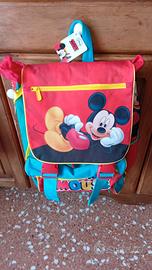zaino elementari  topolino disney