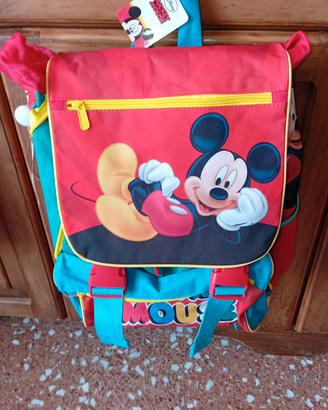 zaino elementari  topolino disney