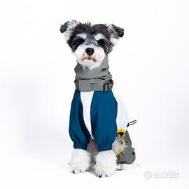 Impermeabile per Cani Copertura Totale Antivento e