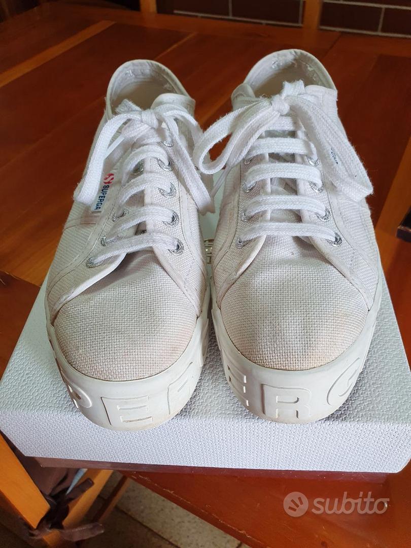 Scarpe superga ingiallite sales