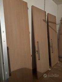 Porte in rovere con maniglione