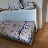 letto singolo a scomparsa Clei Kali bianco