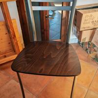 6 sedie metallo e tek