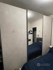 Armadio scorrevole 3 ante 1 con specchio