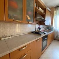 Cucina completa bianco e legno + forno + frigo