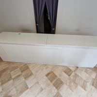 Bancone ufficio bianco 