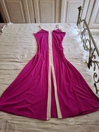 abito lungo con spacco