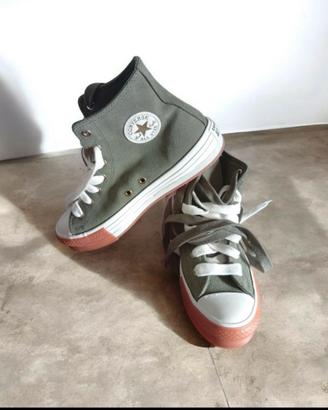 Scarpe all star Verde militare