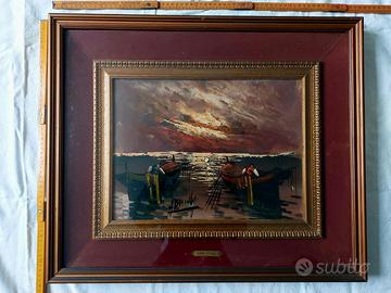 Quadro olio su tela Aldo Pironti