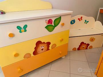 Cameretta Bimbi Azur Savana Leone