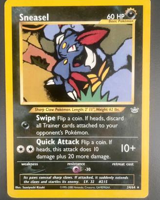 Sneasel mazzo Neo Revelation