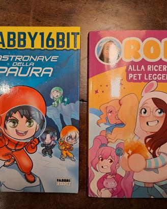lotto 2 libri influencer youtuber Gabby16bit Roby