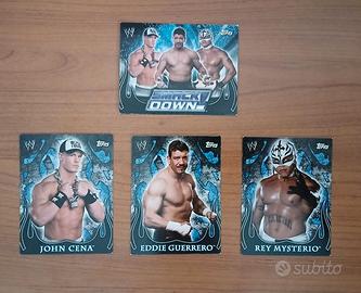 4 Topps WWE trading cards 2005 Smackdown