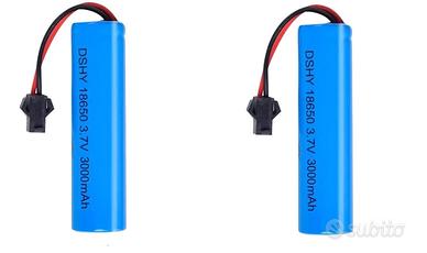 Batteria Li-Ion 3.7V 3000mAh SM-2P per RC