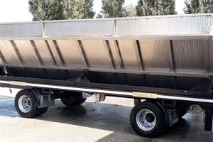 Rimorchio Agricolo multi uso con Vasca uva/cerali