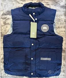 Gilet Smanicato Canada Goose Blu
