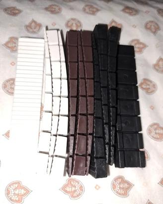 12 cunei spessori per mobili bianco marrone nero