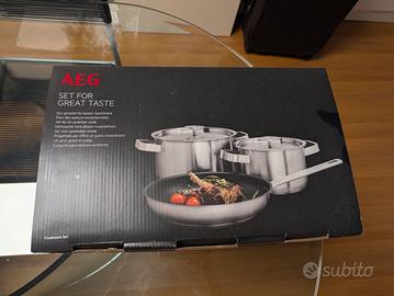 AEG A3SS Set di Pentole in Acciaio Inossidabile