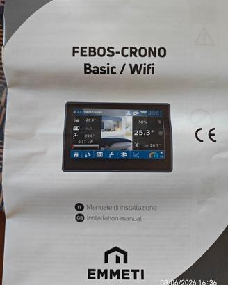 cronotermostato emmeti febos-crono